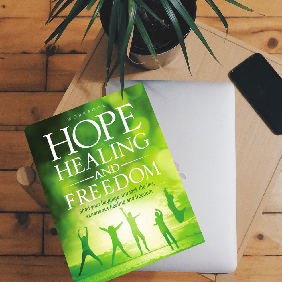 Hope healing and freedom workbook cover